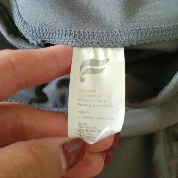 Fabletics Motion365 Womens Gray Trinity Mesh Leggings XXS - Picture 9 of 15
